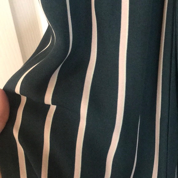 Green Striped Romper - Picture 3 of 3